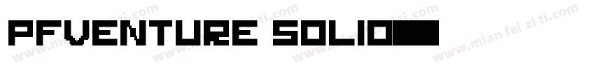 PFVenture solid字体转换